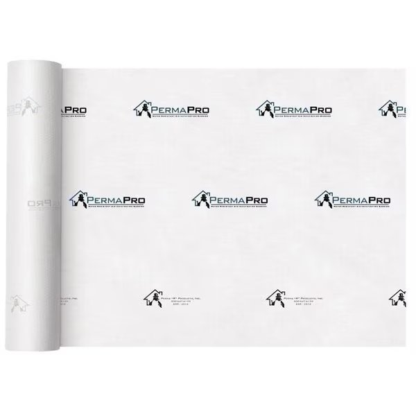 House Wrap, 150 ft L, 9 ft W, Polypropylene, Permapro, Mfr#: 509150 PRO